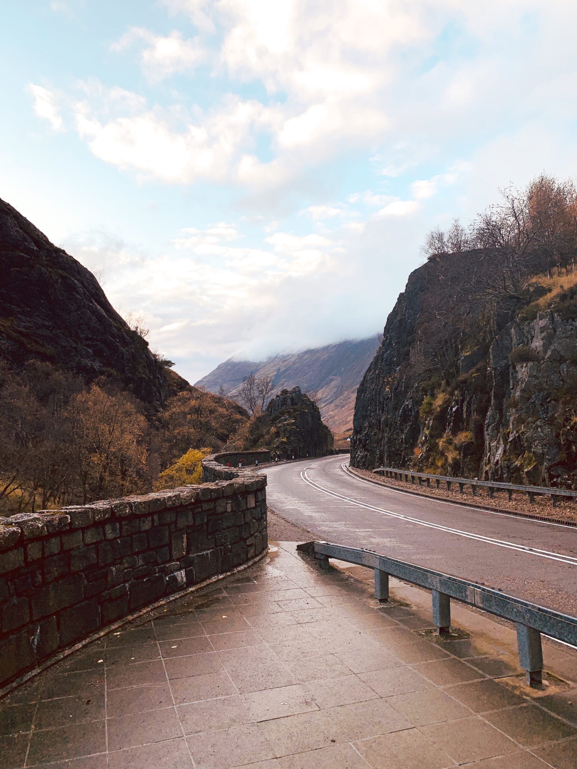 View over Fort William and Loch Linnhe in the Scottish Highlands